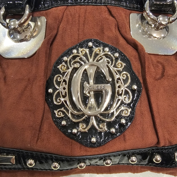 VGUC - Vintage Guess Handbag - JS style, Burgandy - Picture 2 of 16